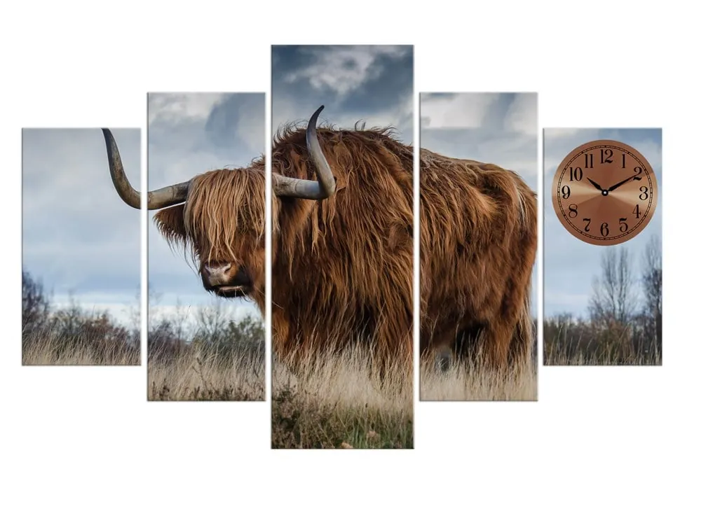 Buffalo Dekoratif 5 Parça Kanvas Tablo