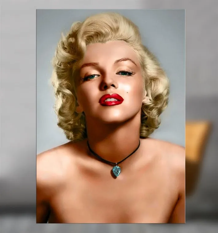Marilyn Monroe Resimli Kanvas Tablo